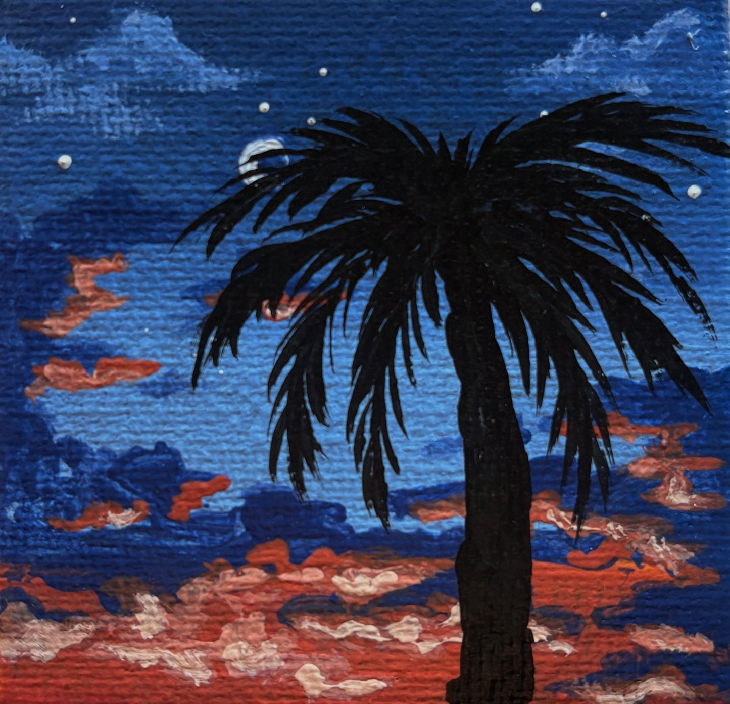Palm Tree, 2.5x2.5 Inch