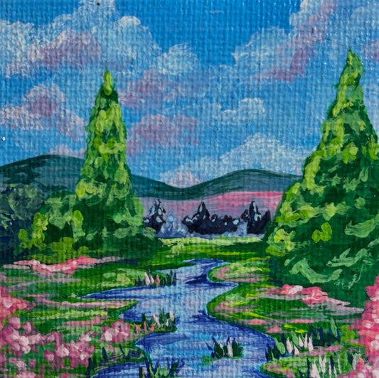 Quiet Meadow, 2.5x2.5 Inch