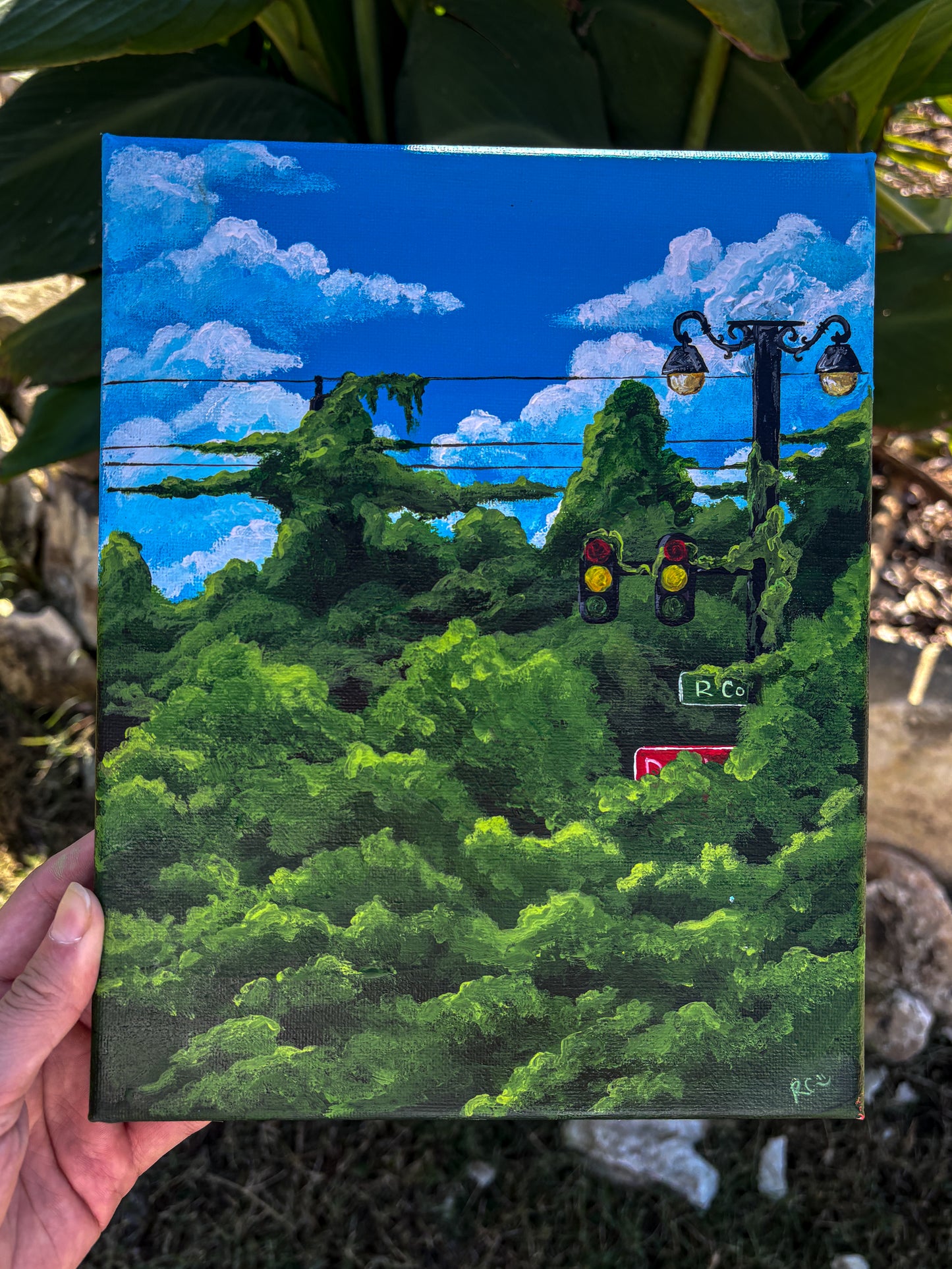 Lost Roads, 8x10 Inch Original Painting