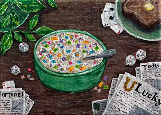 Lucky, 5x7 Inch