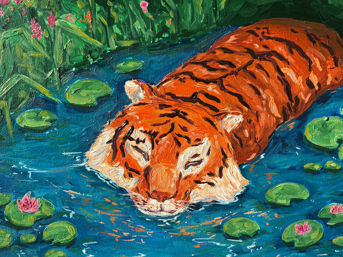 Resting Wild, 8x10 Inch Original